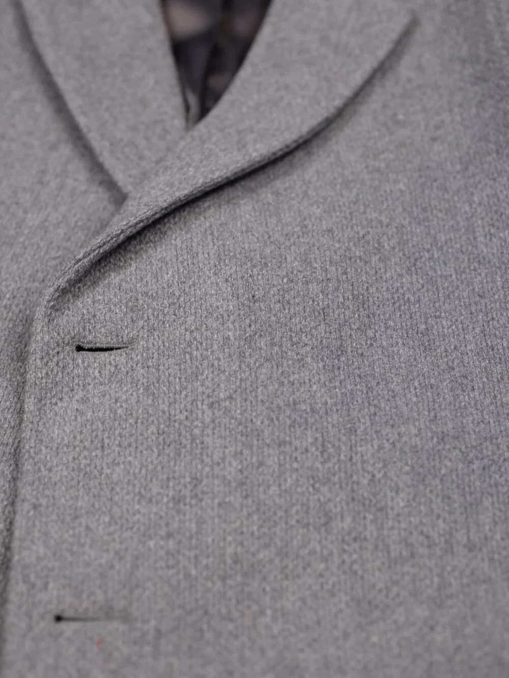 Jos. A. Bank 1905 Gray Mélange Wool Blend Car Coat – Size 48